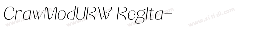 CrawModURW RegIta字体转换